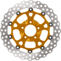 Performance Machine 0133-1807S-G Dominator 11.8in. Two-Piece Brake Rotors - Gold Ops - sxspowersports