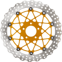 Performance Machine 0133-1810S-G Speedstar 11.8in. Two-Piece Brake Rotors - Gold Ops - sxspowersports