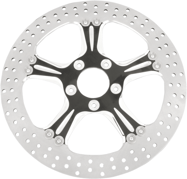 Performance Machine 01331522SUPLSBP Virtue 11.5in. Two-Piece Brake Rotor - Supra Platinum Cut - sxspowersports