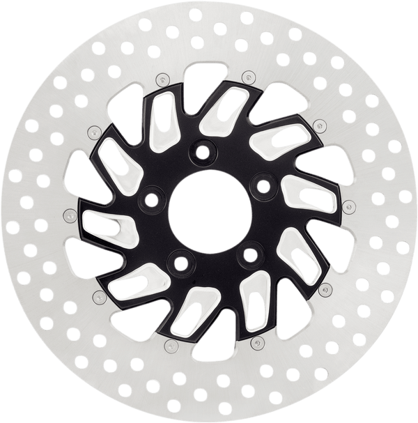 Performance Machine 01331522SUPLSBP Virtue 11.5in. Two-Piece Brake Rotor - Supra Platinum Cut - sxspowersports