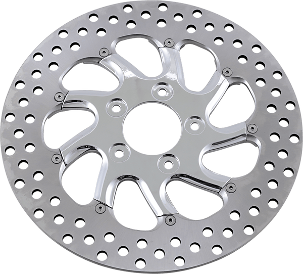 Performance Machine 01331522TORRSCH Torque 11.5in. Two-Piece Brake Rotor - Chrome - sxspowersports
