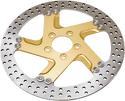 Performance Machine 01331800FACLSMG Pro-Am 11.8in. Two-Piece Brake Rotor - Gold Ops - sxspowersports
