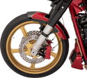 Performance Machine 01331800FACLSMG Pro-Am 11.8in. Two-Piece Brake Rotor - Gold Ops - sxspowersports
