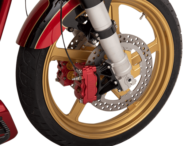 Performance Machine 01331800FACRSMG Pro-Am 11.8in. Two-Piece Brake Rotor - Gold Ops - sxspowersports