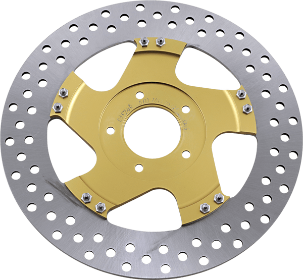 Performance Machine 01331800FACRSMG Pro-Am 11.8in. Two-Piece Brake Rotor - Gold Ops - sxspowersports