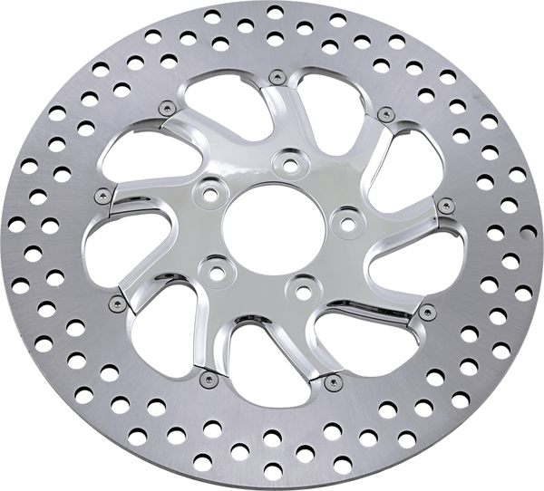 Performance Machine 01331800TORRSCH Torque 11.8in. Two-Piece Brake Rotor - Chrome - sxspowersports