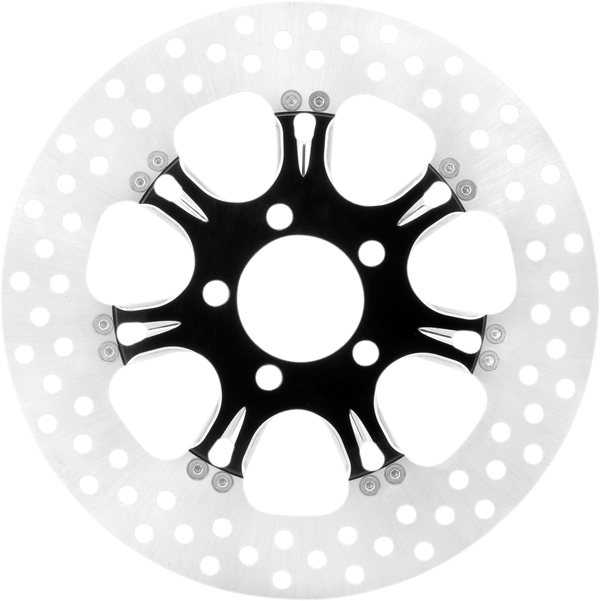 Performance Machine 01331800VIRSBMP Virtue 11.8in. Two-Piece Brake Rotor - Platinum Cut - sxspowersports