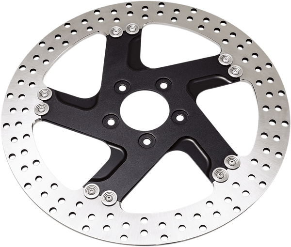 Performance Machine 01331802FACRSMB Pro-Am 11.8in. Two-Piece Brake Rotor - Black Ops - sxspowersports