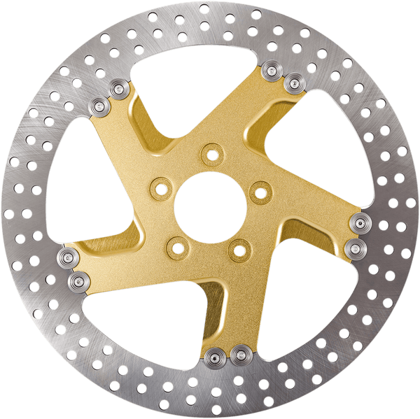 Performance Machine 01331802FACRSMB Pro-Am 11.8in. Two-Piece Brake Rotor - Black Ops - sxspowersports