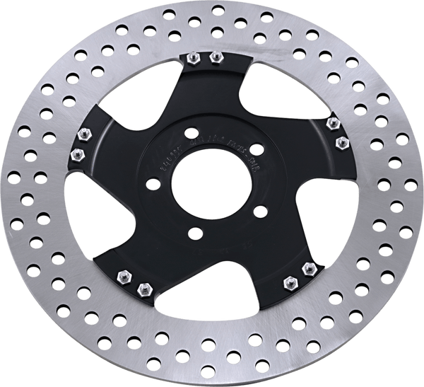 Performance Machine 01331802FACRSMB Pro-Am 11.8in. Two-Piece Brake Rotor - Black Ops - sxspowersports