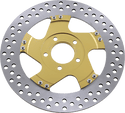 Performance Machine 01331802FACRSMG Pro-Am 11.8in. Two-Piece Brake Rotor - Gold Ops - sxspowersports