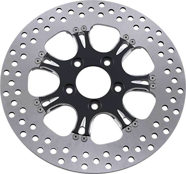 Performance Machine 01331802VIRSBMP Virtue 11.8in. Two-Piece Brake Rotor - Platinum Cut - sxspowersports
