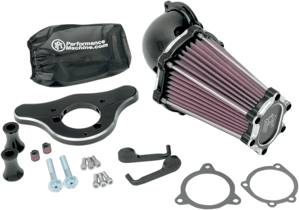 Performance Machine 0206-2050-BM Fast Air Intake Solution - Contrast Cut - sxspowersports