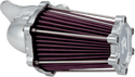 Performance Machine 0206-2050-CH Fast Air Intake Solution - Chrome - sxspowersports
