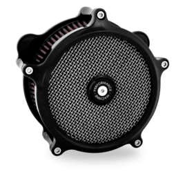Performance Machine 0206-2139-B Super Gas Air Cleaner - Black Anodized - sxspowersports