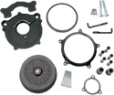 Performance Machine 0206-2139-B Super Gas Air Cleaner - Black Anodized - sxspowersports