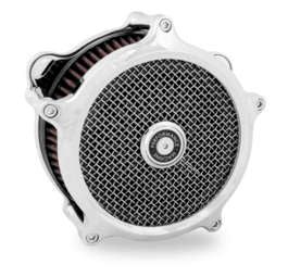 Performance Machine 0206-2139-CH Super Gas Air Cleaner - Chrome - sxspowersports