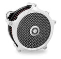 Performance Machine 0206-2139-CH Super Gas Air Cleaner - Chrome - sxspowersports