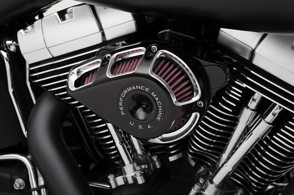 Performance Machine 0206-2140-BM Jet Air Cleaner - Contrast Cut - sxspowersports