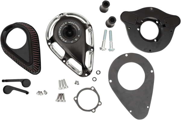 Performance Machine 0206-2140-BM Jet Air Cleaner - Contrast Cut - sxspowersports