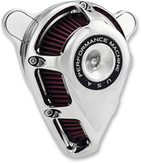 Performance Machine 0206-2140-CH Jet Air Cleaner - Chrome - sxspowersports