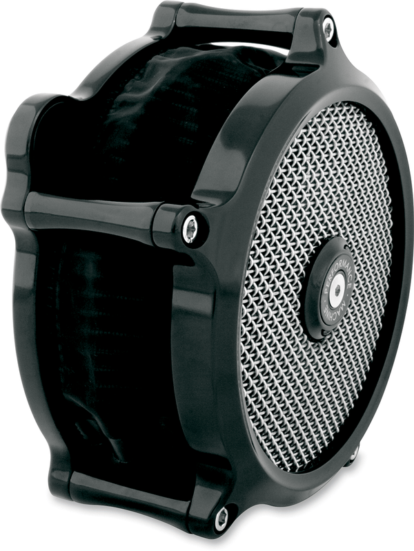 Performance Machine 0206-2149-B Super Gas Air Cleaner - Black Anodized - sxspowersports