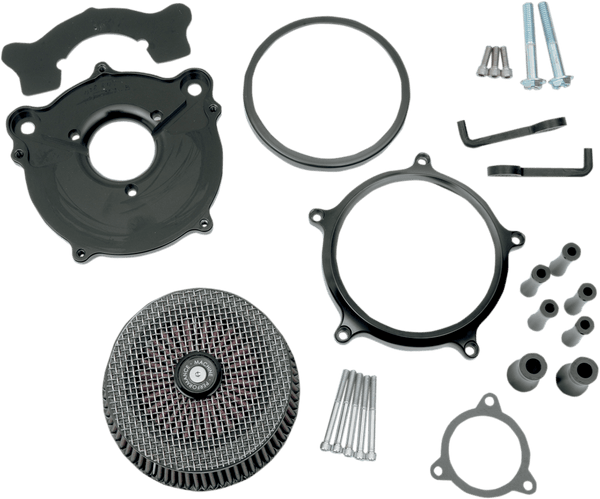 Performance Machine 0206-2150-B Super Gas Air Cleaner - Black Anodized - sxspowersports