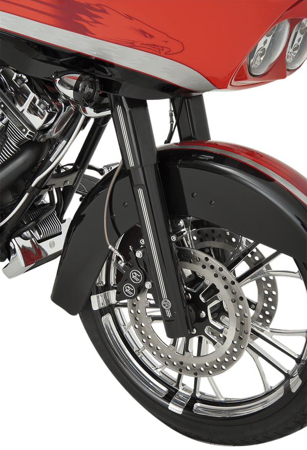 Performance Machine 0208-2096-BM Fork Leg Kit for Stock or Performance Machine Calipers - Dual Disc - Contrast Cut - sxspowersports