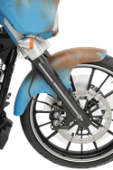 Performance Machine 0208-2096-BM Fork Leg Kit for Stock or Performance Machine Calipers - Dual Disc - Contrast Cut - sxspowersports