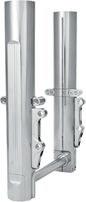 Performance Machine 0208-2096-CH Fork Leg Kit for Stock or Performance Machine Calipers - Dual Disc - Chrome - sxspowersports
