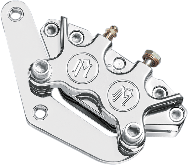 Performance Machine 1213-0018CH Classic Dual Disc Front Brake Caliper Kit - Chrome - sxspowersports