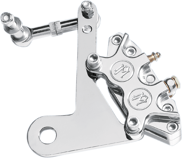 Performance Machine 1255-0052CH Classic Rear Caliper Kit - 11.5in. Rotor - Chrome - sxspowersports