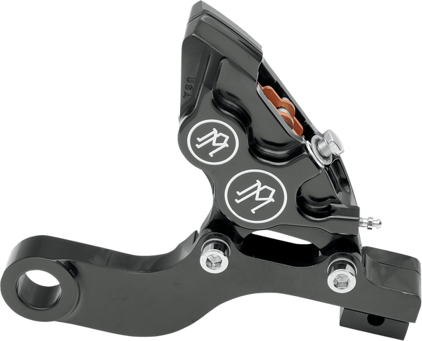 Performance Machine 1257-0081-A-BM Classic Rear Brake Caliper Kit - Contrast Cut - sxspowersports