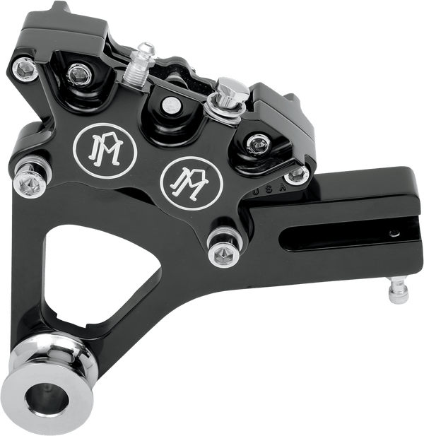 Performance Machine 1259-0052-BM Classic Rear Brake Caliper Kit - Contrast Cut - sxspowersports