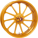 Performance Machine 12707814RASLAPG One-Piece Aluminum Rear Wheel without ABS - 18in. x 5.5in. - Assault Gold - sxspowersports