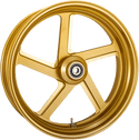Performance Machine 12707814RPROSMG One-Piece Aluminum Rear Wheel with ABS - 18in. x 5.5in. - Pro-Arm Gold Ops - sxspowersports