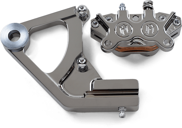 Performance Machine 1274-0052CH Classic Rear Brake Caliper Kit - Chrome - sxspowersports