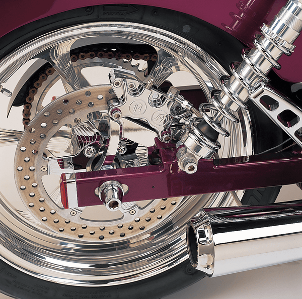 Performance Machine 1279-0052CH Classic Rear Brake Caliper Kit - Chrome - sxspowersports