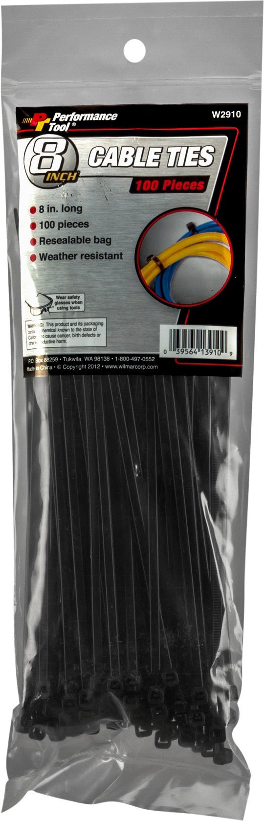 PERFORMANCE TOOL W2910 Cable Ties - sxspowersports
