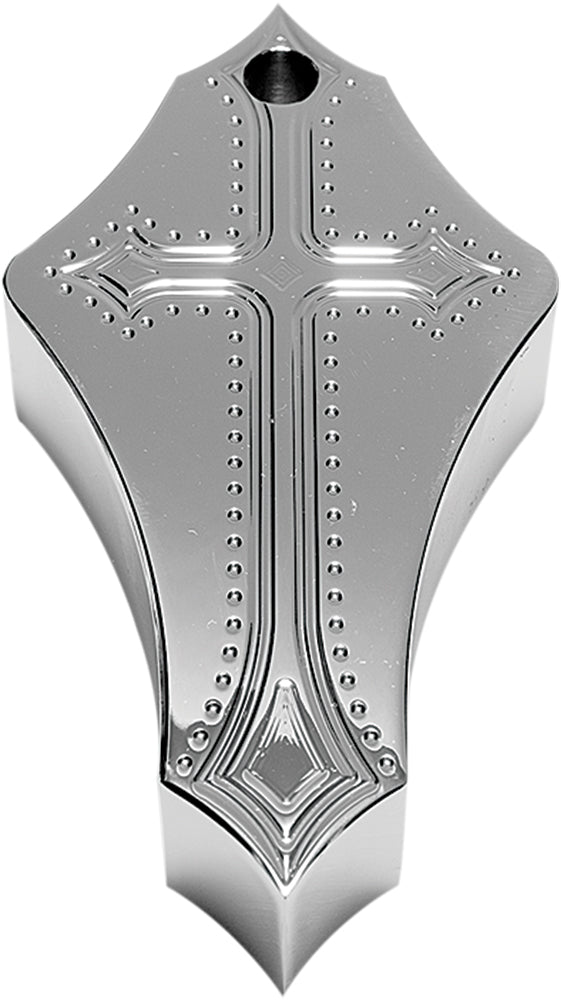 Precision Billet DRK-570-ALL-CHR Horn Cover and Bracket - Darkside - Chrome - sxspowersports