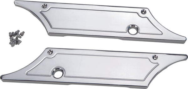 Pro-One Performance 104710 Saddlebag Latch Covers - Chrome - sxspowersports