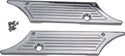 Pro-One Performance 104720 Saddlebag Latch Covers - Ball-Milled - Chrome - sxspowersports