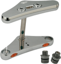 Pro-One Performance 107106 41mm Blind Top Triple Tree with Lights - 0 Deg. Rake - Chrome - sxspowersports