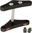 Pro-One Performance 107106B 41mm Blind Top Triple Tree with Lights - 3 Deg. Rake - Black - sxspowersports