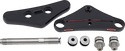 Pro-One Performance 107110B 41mm Blind Top Triple Tree with Lights - 0 Deg. Rake - Black - sxspowersports