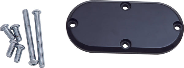 Pro-One Performance 202140B Billet Inspection Cover - Smooth - Black - sxspowersports