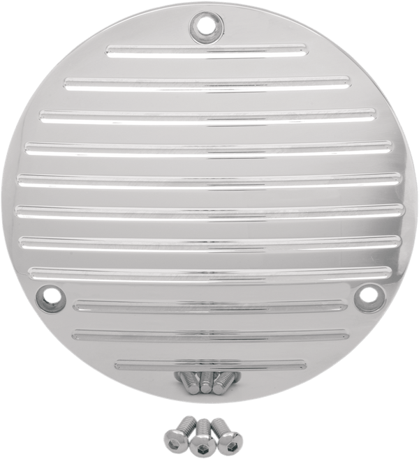 Pro-One Performance 203860 Millennium Derby Cover - Ball Milled - Chrome - sxspowersports