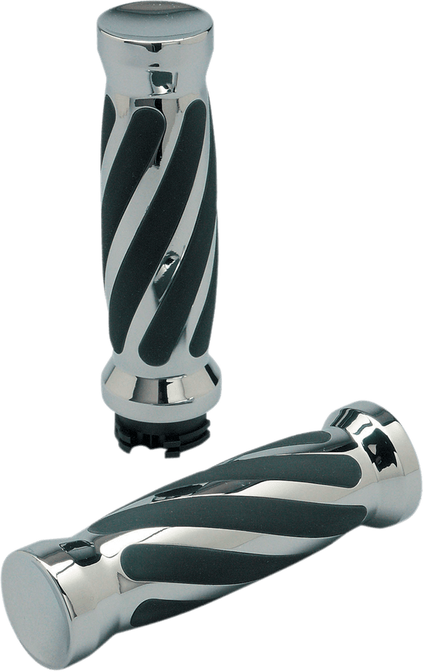 Pro-One Performance 490011B Custom Handlebar Grips - Twisted Rubber - sxspowersports