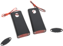 Pro-One Performance 909108BR Fender Strut LED Marker Lights - Black/Red LEDs - sxspowersports