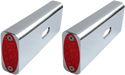 Pro-One Performance 909108R Fender Strut LED Marker Lights - Chrome/Red LEDs - sxspowersports